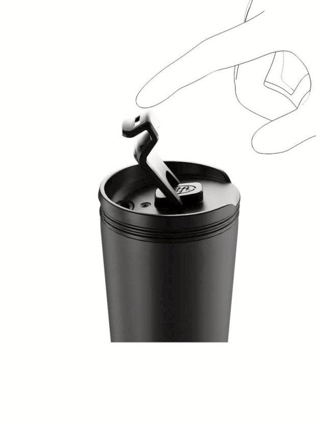 Termohrnček velvet black mat 0,4 l