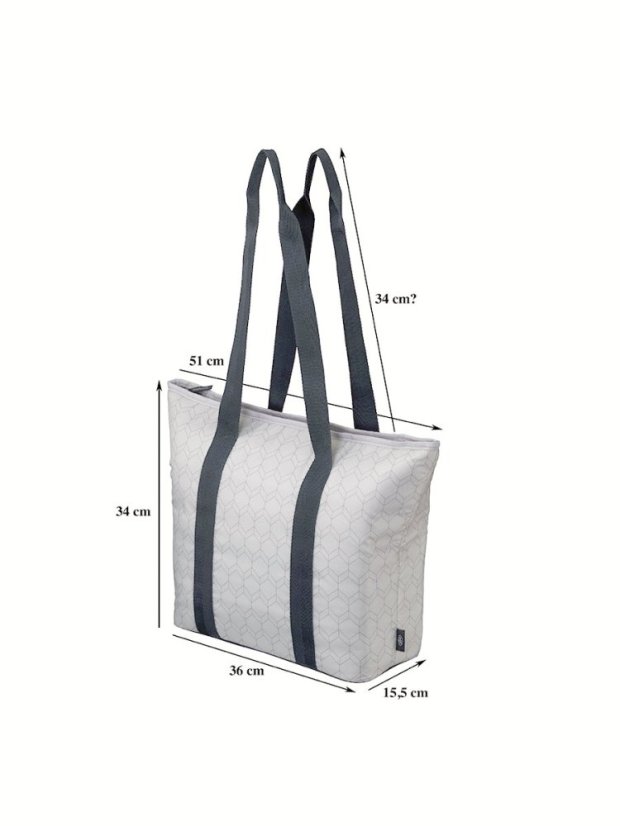 Termotaška s objemom 17 l geo grey